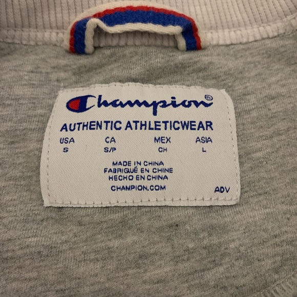 Vintage champion pull over crewneck small white - Picture 2 of 4